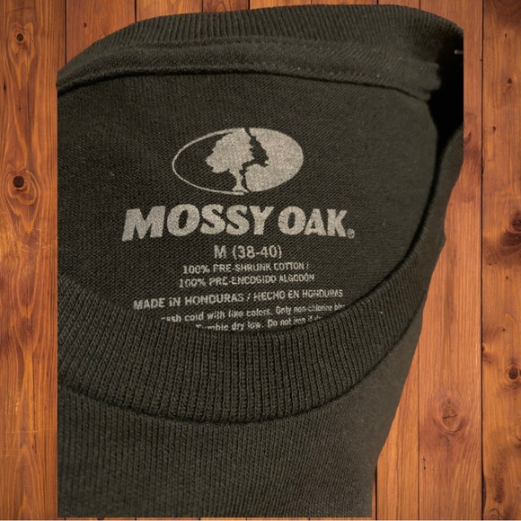 Mossy Oak Camo Brand Hunting Logo Shirt Real Tree Realtree American Patriotic - Picture 3 of 5